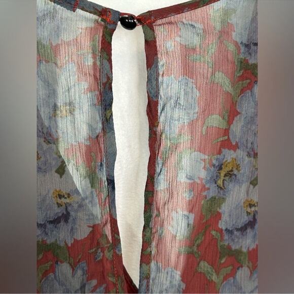 Mi Ami Francesca Floral Faux Wrap Mini Dress Size XXS - Picture 6 of 16